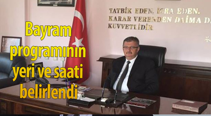 EREĞLİ PROTOKOLÜN'ÜN  KATILACAĞI BAYRAM PROGRAMI BELLİ OLDU