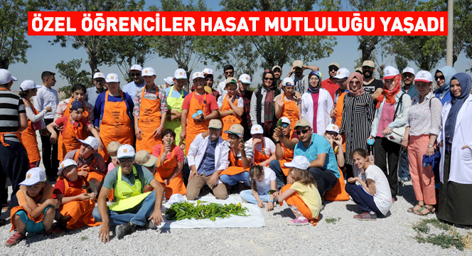 Özel Öğrenciler Hasat Mutluluğu Yaşadı