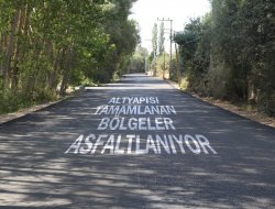 ANAFARTALAR CADDESİ’NDE SICAK ASFALT ÇALIŞMASI