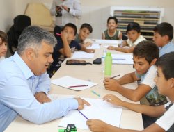 BAŞKAN ÖZGÜVEN MİNİKLERLE BİRLİKTE