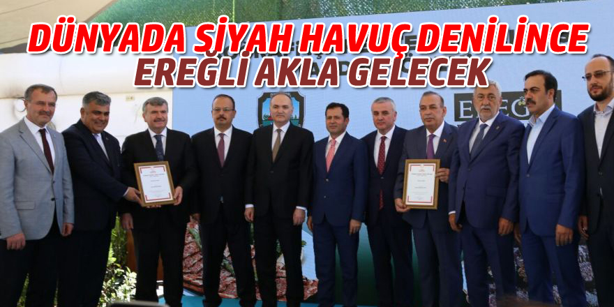 DÜNYADA SİYAH HAVUÇ DENİLİNCE EREĞLİ AKLA GELECEK