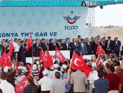 Konya YHT Garı ile Kayacık Lojistik Merkezi'nin Temeli Atıldı