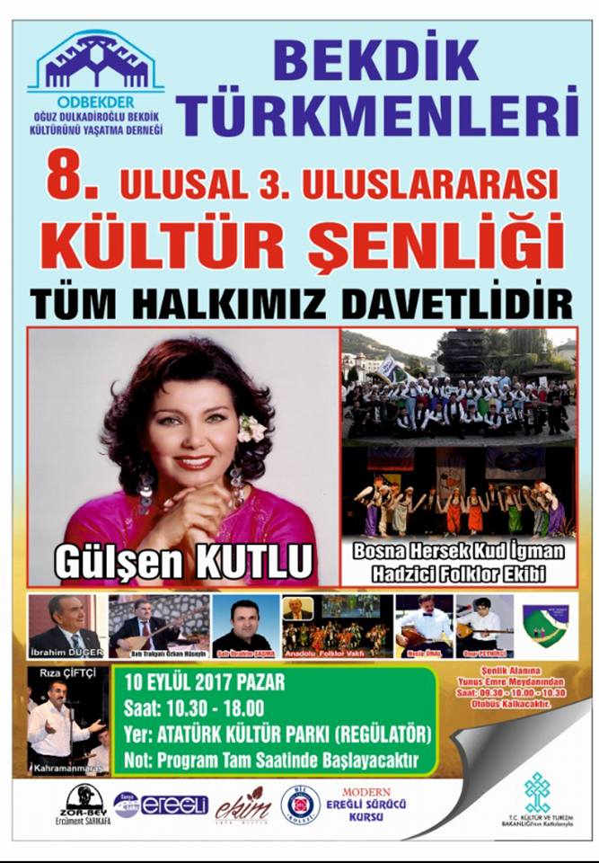 BEKDİK TÜRKMENLERİ KÜLTÜR ŞENLİĞİ PAZAR GÜNÜ