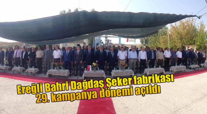 Şeker Fabrikası Kampanya Dönemi Açıldı