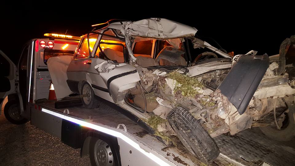 Kuzukuyu yolunda trafik kazası ;1 yaralı