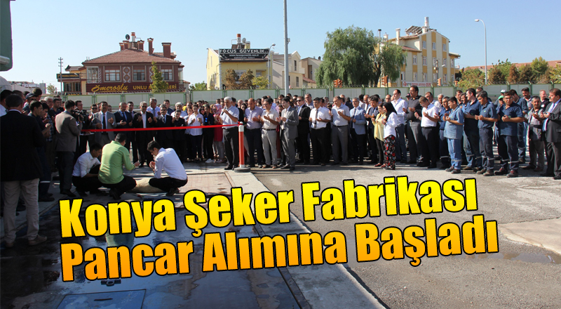 Çumra’dan Sonra Konya Şeker Fabrikası Da Pancar Alımına Başladı