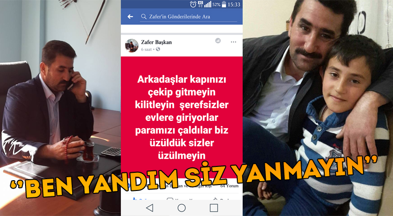 Hırsızlık Mağduru Vatandaştan’’ Ben Yandım Siz Yanmayın’’ Uyarısı!