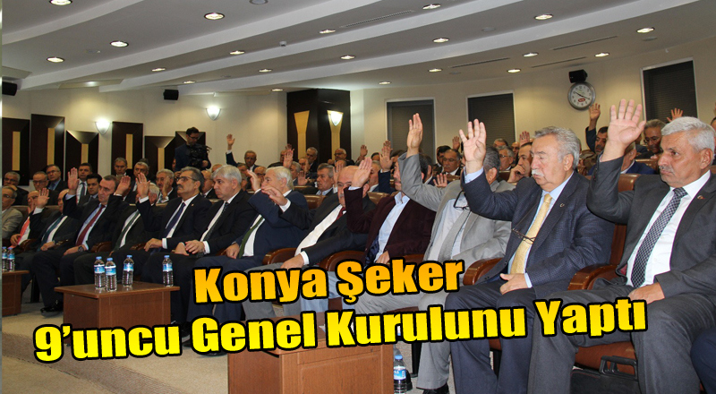Konya Şeker 64’üncü, Ab Holding 9’uncu Genel Kurulunu Yaptı