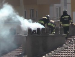 Baca yangını korkuttu