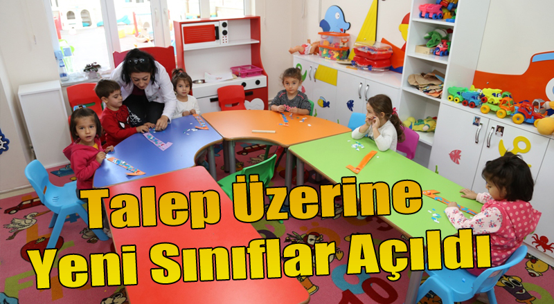 Belediye Kreşine Yoğun İlgi