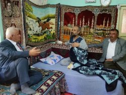 Vardar, Ceviz Ağacından  Düşen Hastayı Ziyaret Etti