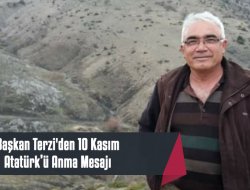 Başkan Terzi'den 10 Kasım Atatürk’ü Anma Mesajı