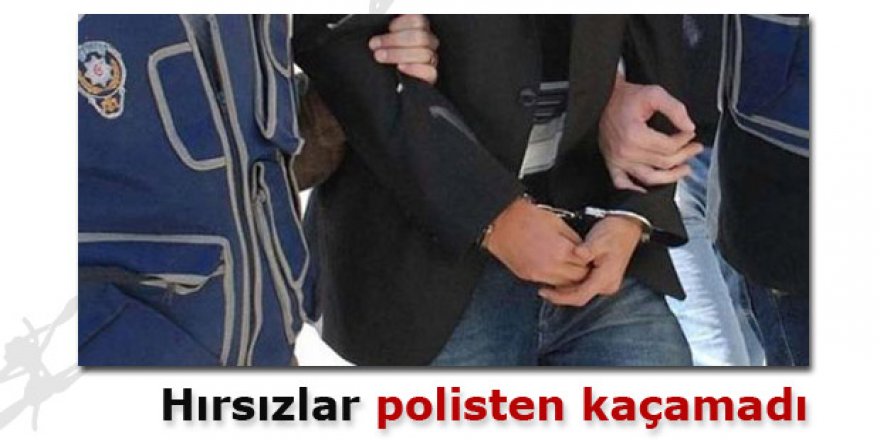 Hırsızlık Zanlısı 3 Kişi Polis'den Kaçamadı