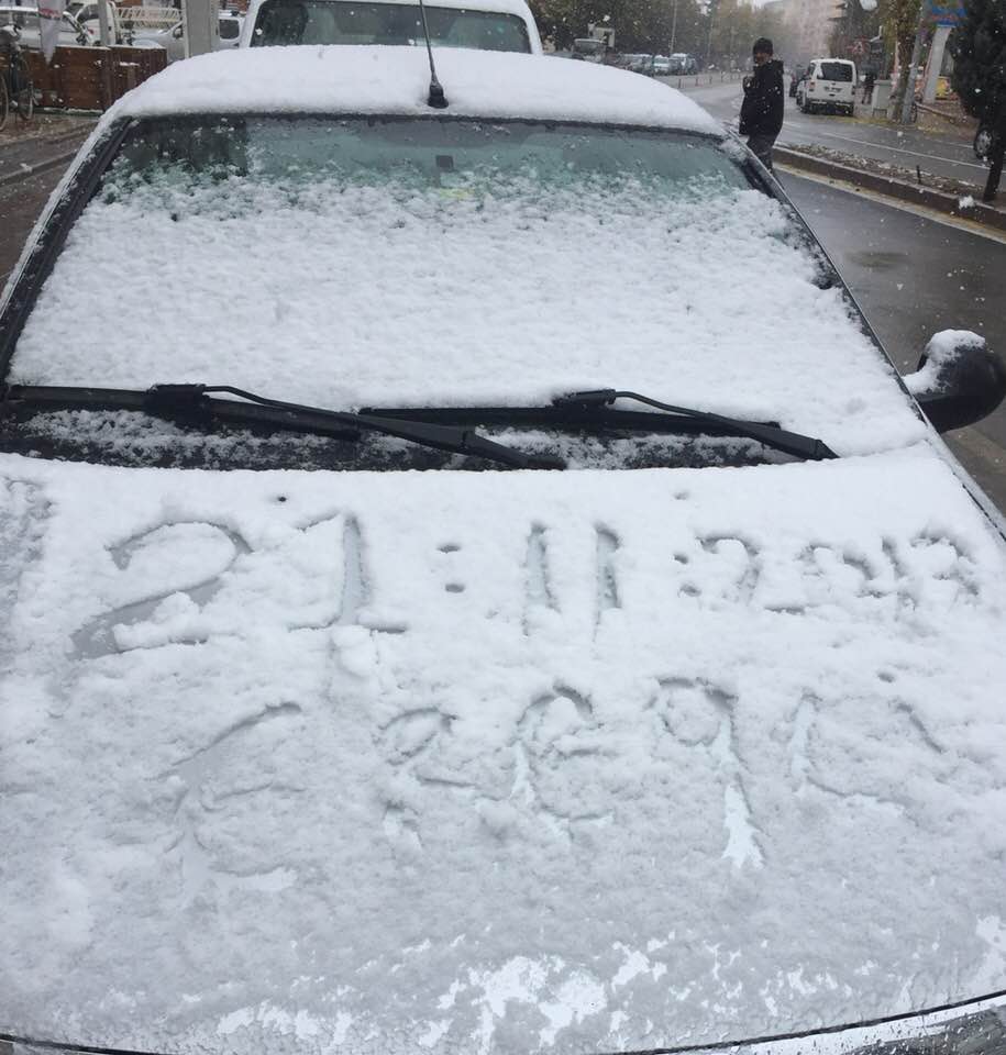 Ereğli'ye Yılın İlk Karı Yağdı