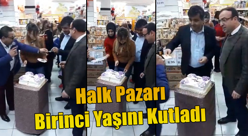 Halk Pazarı Birinci Yaşını Kutladı