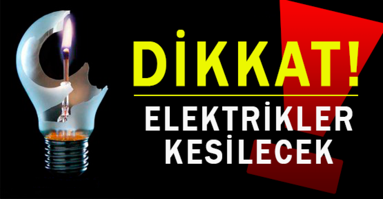 Ereğli’de Tüm Gün Elektrikler Gidecek