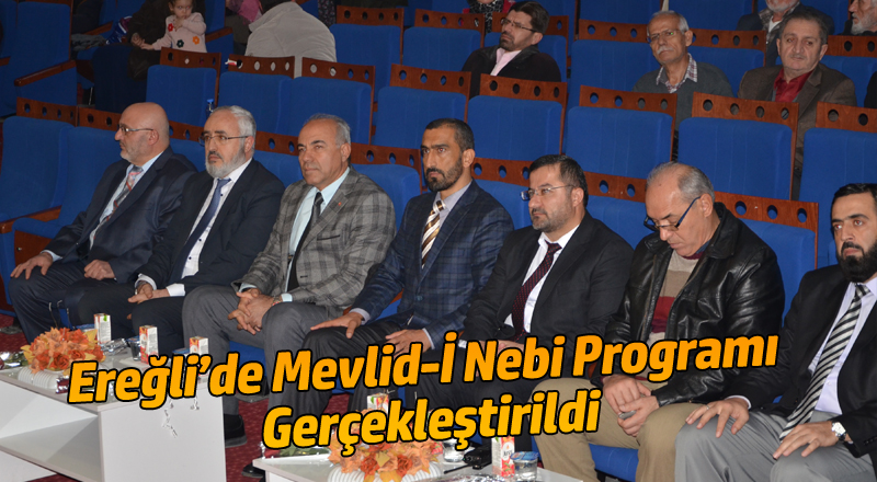 Ereğli’de Mevlid-İ Nebi Programı Gerçekleştirildi