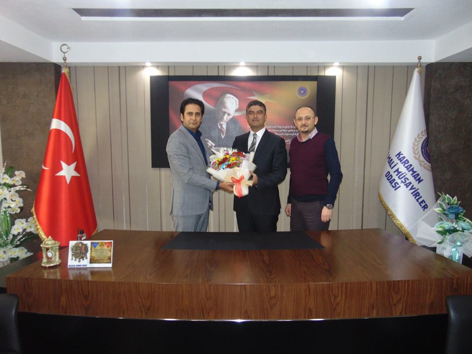 KARAMAN SMMM ODASI YENİ BAŞKANI UMUT AYDIN OLDU