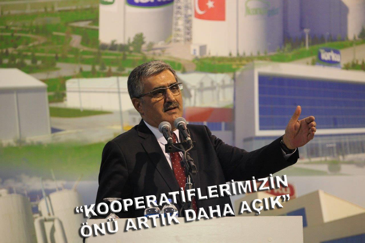“KOOPERATİFLERİN ÖNÜNDEKİ ENGELLER KALDIRILDI”
