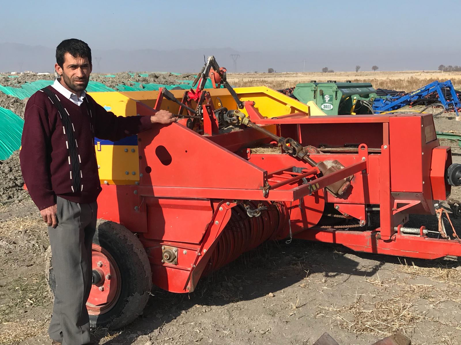 Çalınan Balya Makinesi Bulundu