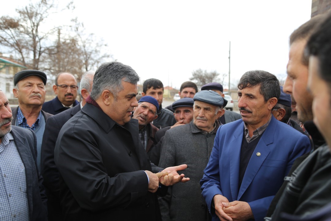 BAŞKAN ÖZGÜVEN BELKAYA VE KUTÖREN'DEYDİ