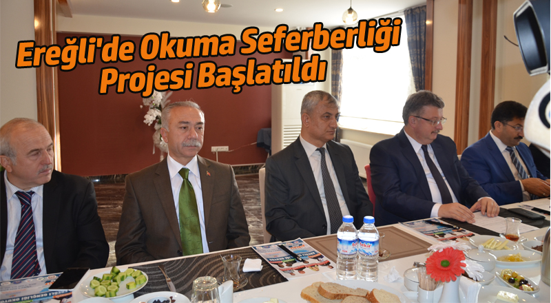 Ereğli'de Okuma Seferberliği Projesi Başlatıldı