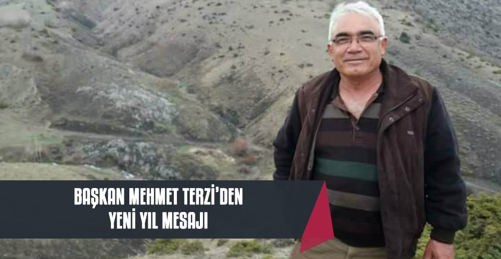 İvriz Sol Sahil ve Yıldızlı Sulama Birliği Başkanı Terzi'den Yeni Yıl Mesajı