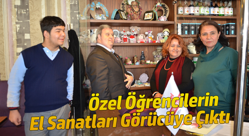 Özel Öğrencilerin El Sanatları Görücüye Çıktı