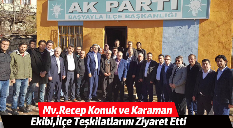 Ak Parti Karaman Ekibi, Hafta sonunda da Durmadı