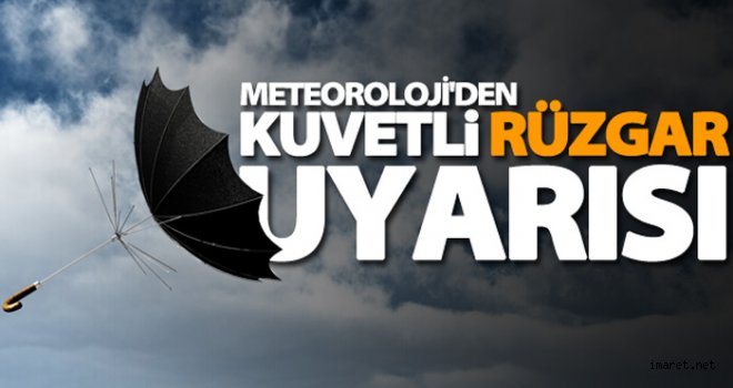 Meteoroloji'den Rüzgar ve Fırtına  Uyarısı!::