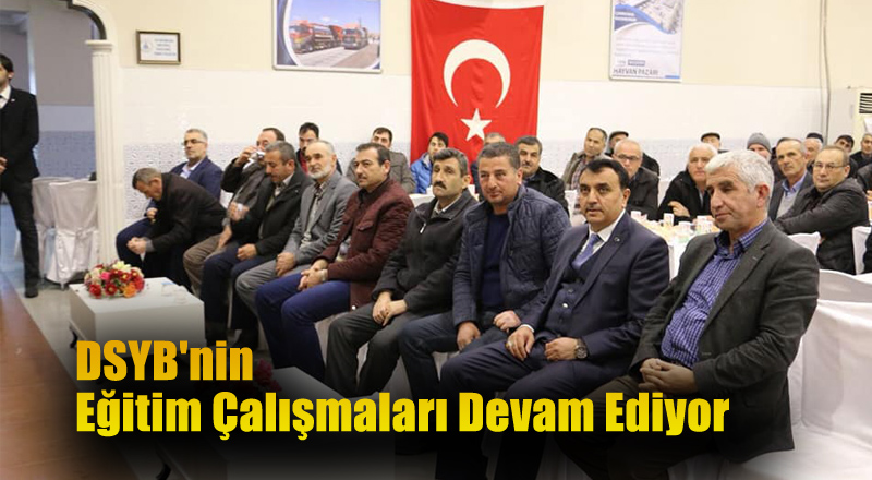 DSYB'nin Eğitim Çalışmaları Devam Ediyor