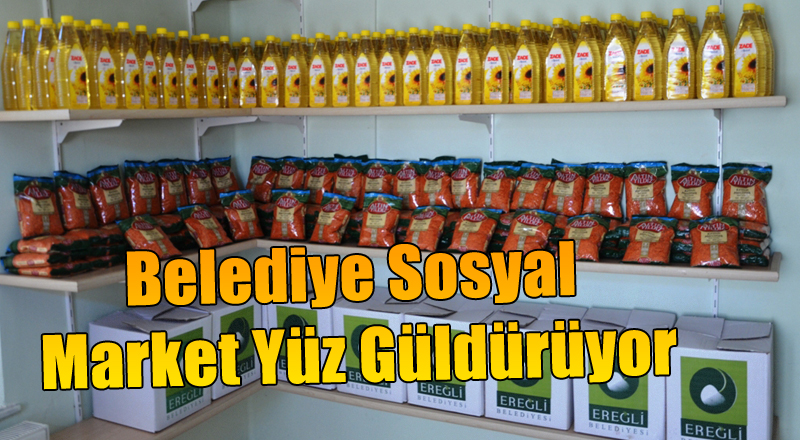 Belediye Sosyal Market Yüz Güldürüyor