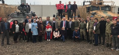 AFRİN MEHMETÇİKLERİNE DESTEK VE MORAL ZİYARETİ