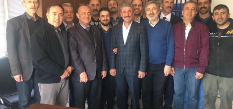 ARİF DEMİRBAŞ'A TEBRİK ZİYARETLERİ SÜRÜYOR