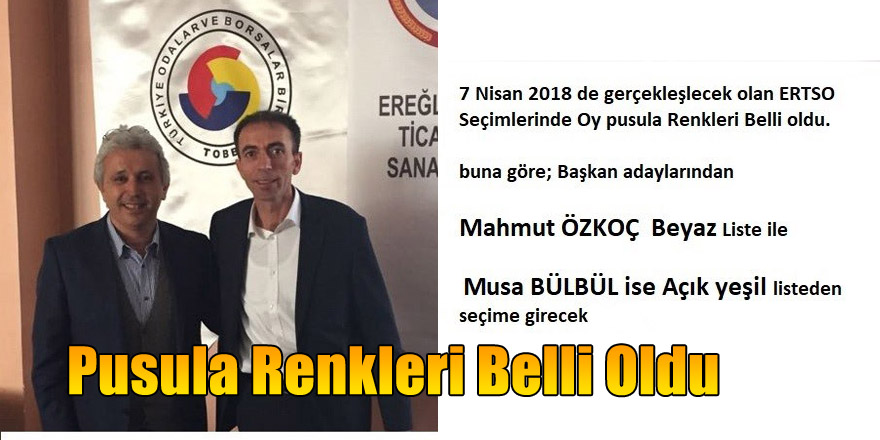 Ticaret Odası’nın Oy Pusulası Belli Oldu