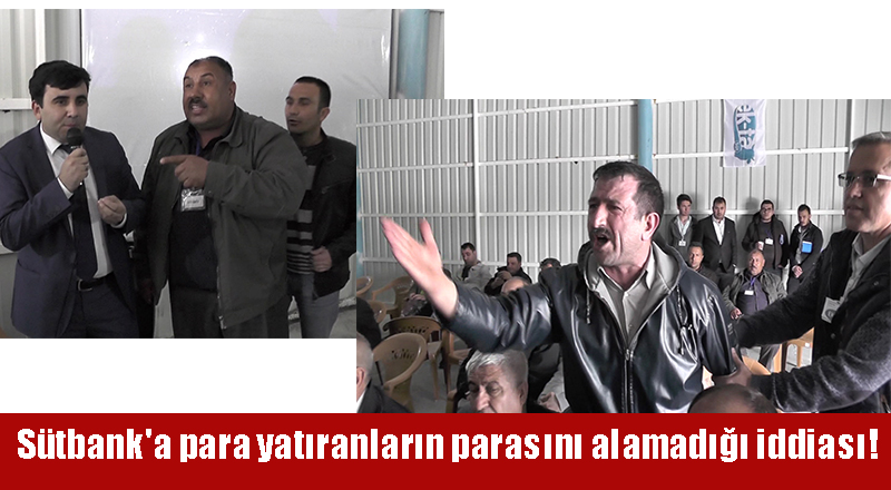 Sütbank'a para yatıranların parasını alamadığı iddiası!