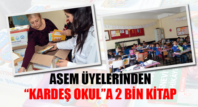 ASEM Üyelerinden “Kardeş Okul”a 2 Bin Kitap