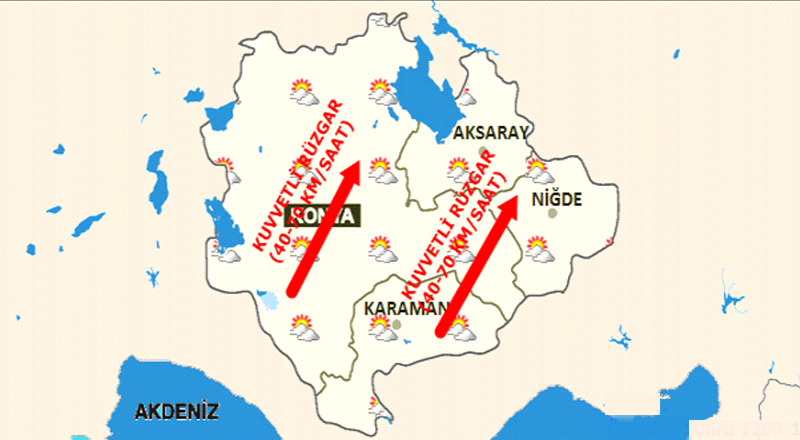 Kuvvetli Rüzgar Ve Sıcaklık Düşüşü Bekleniyor!