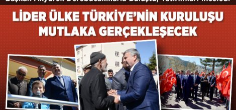 Başkan Akyürek Derebucaklılarla Buluştu, Yatırımları İnceledi