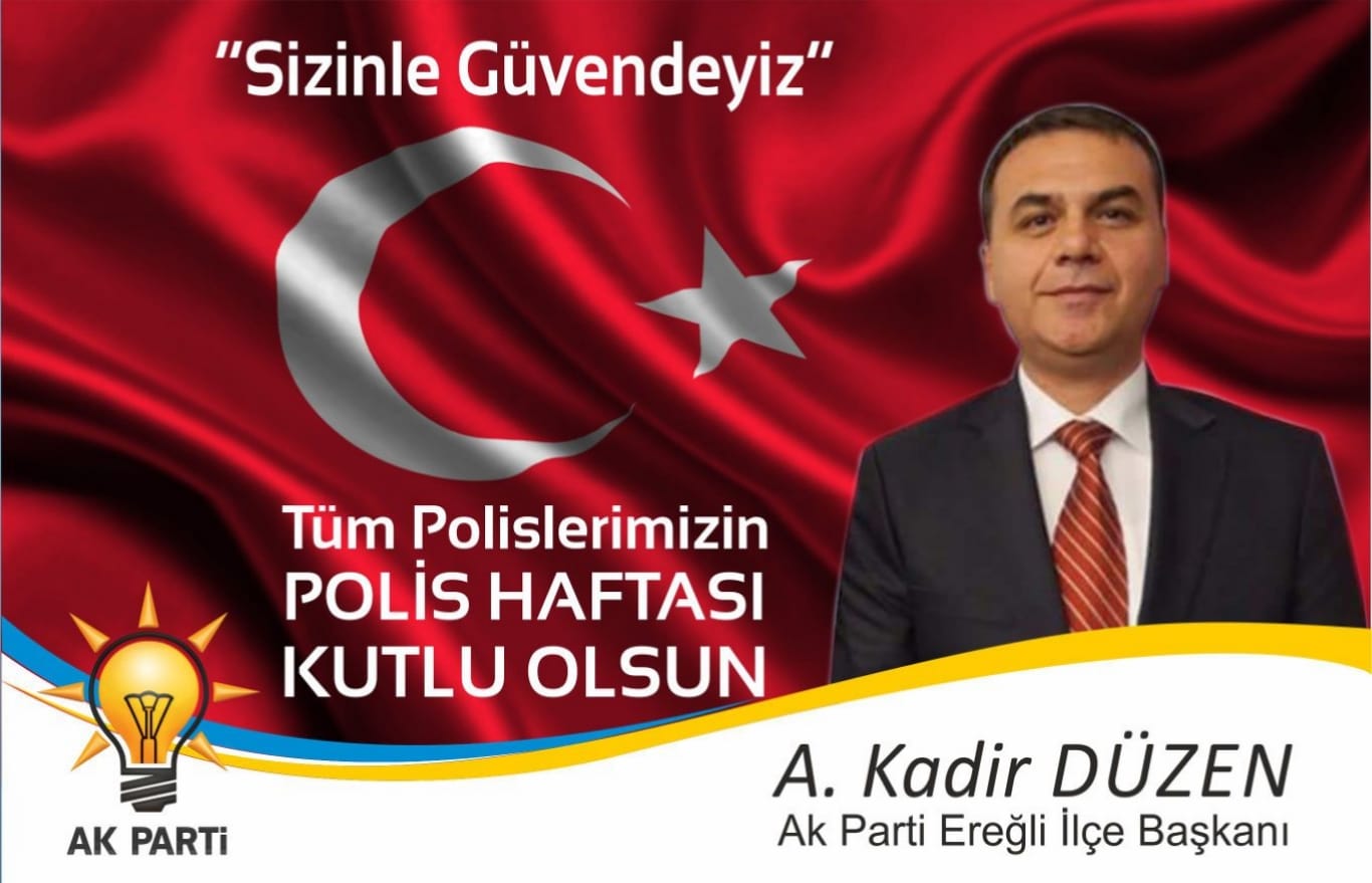 Düzen'den  10 Nisan Polis Haftası Mesajı