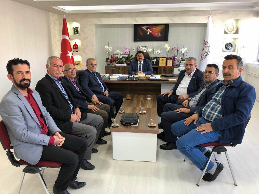 ŞOFÖRLER ODASI YÖNETİMİ'NDEN, GENÇ'E ZİYARET