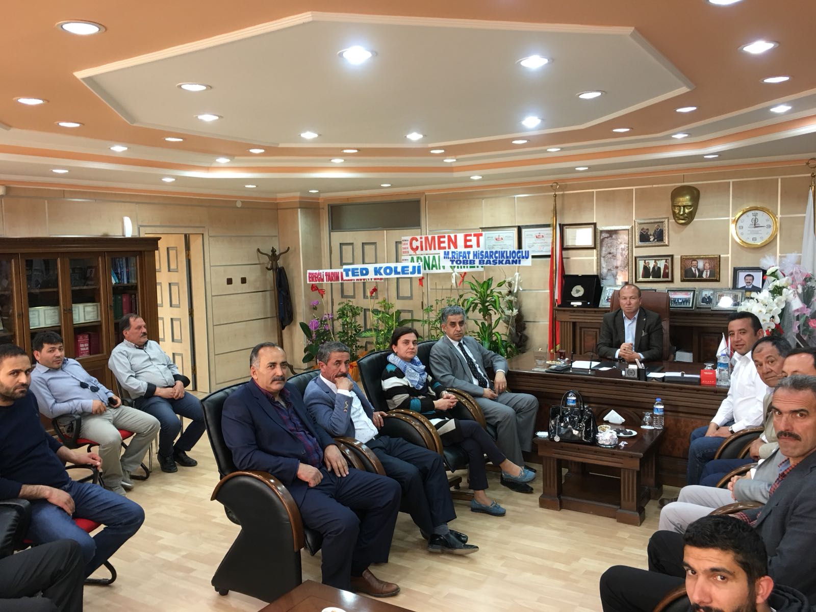 CHP' den Odalara Hayırlı Olsun Ziyarti