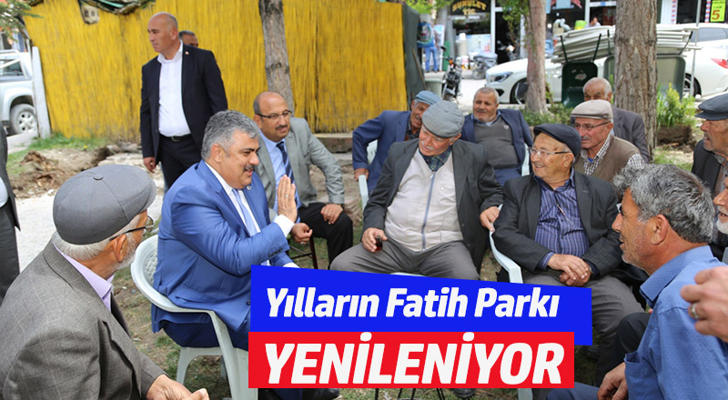 YILLARIN FATİH PARKI YENİLENİYOR