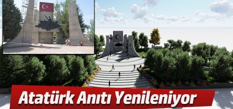 Atatürk Anıtı Yenileniyor