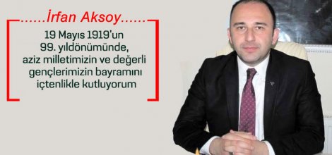 Aksoy’dan 19 Mayıs Mesajı