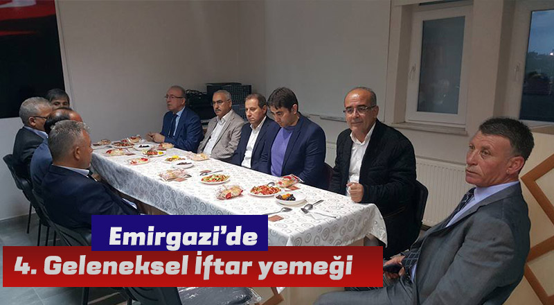 Emirgazi Esnaf Sanatkarlar Kredi Ve Kefalet Kooperatifi'nden İftar Yemeği