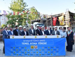 Seydişehir KOMEK Binasının Temeli Atıldı