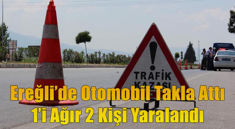 İki kişinin yaralandığı kaza anı kamerada