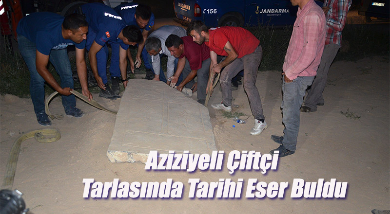 Aziziyeli Çiftçi Tarlasında Tarihi Eser Buldu