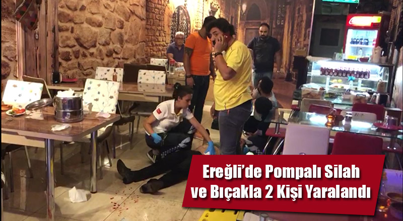 EREĞLİ'DE YİNE BIÇAKLI SİLAHLI KAVGA ; 2 YARALI